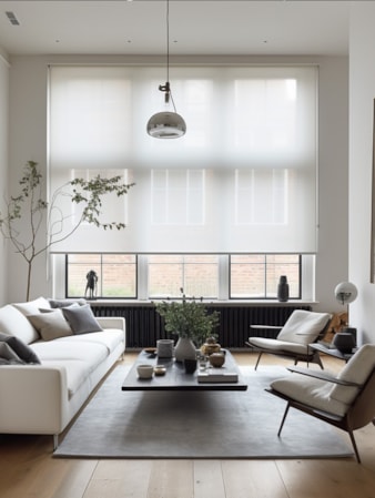 Sheer White Roller Blind Sheer White Roller Blind