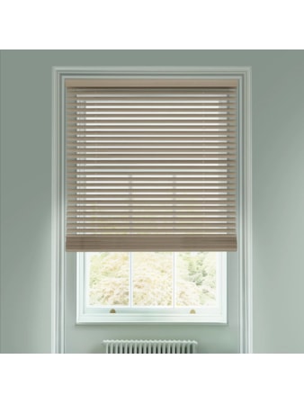 Smoulder 50mm Wooden Electric Venetian Blind