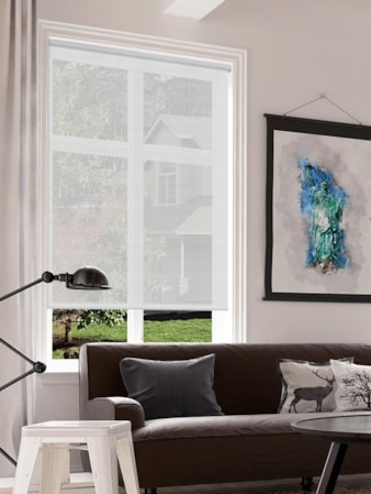 Steel 3% Sunscreen Cordless Spring Loaded Roller Blind Steel 3% Sunscreen Cordless Spring Loaded Roller Blind