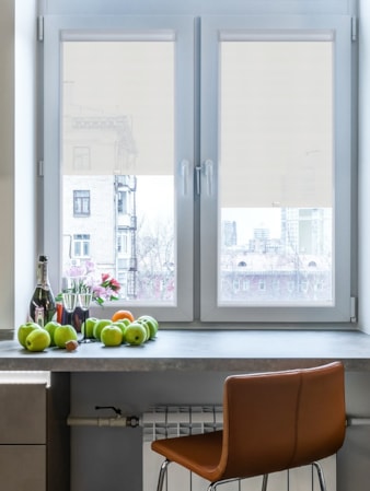 Steel 3% Sunscreen Perfect Fit Roller Blind Steel 3% Sunscreen Perfect Fit Roller Blind