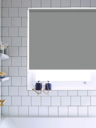Steel Wool Bathroom Roller Blind Steel Wool Bathroom Roller Blind