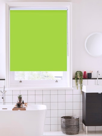 Stem Green Bathroom Roller Blind Stem Green Bathroom Roller Blind