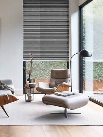Stratus Black Sheer Roller Blind Stratus Black Roller Blind