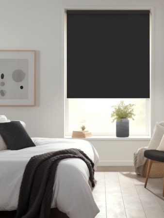 Thunder Black Blackout Thermal Roller Blind Thunder Black Blackout Thermal Roller Blind