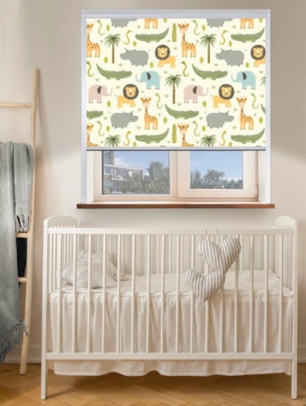 At The Zoo Total Blackout Roller Blind At The Zoo Total Blackout Roller Blind