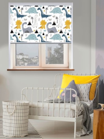 Designer Dinosaurs Total Blackout Roller Blind Designer Dinos Total Blackout Roller Blind