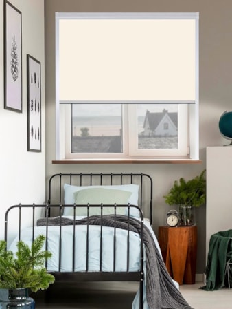 Classic Ivory Total Blackout Roller Blind Classic Ivory Total Blackout Roller Blind