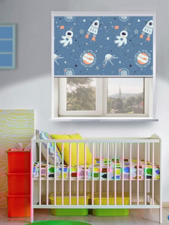 One Small Step Total Blackout Roller Blind One Small Step Total Blackout Roller Blind