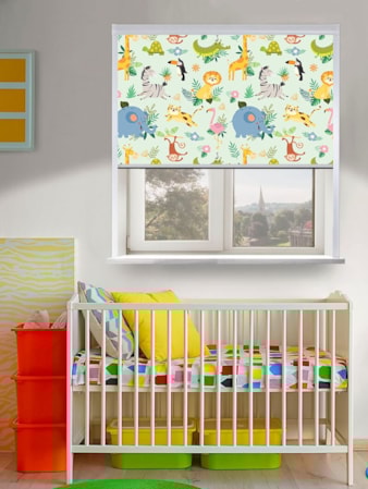 Safari Party Total Blackout Roller Blind Safari Party Total Blackout Roller Blind