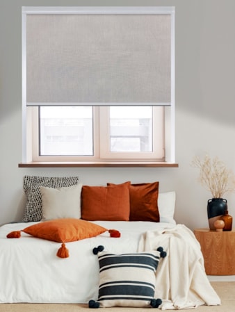 Thermal Plus Windsor Light Grey Total Blackout Roller Blind Thermal Plus Windsor Light Grey Total Blackout Roller Blind