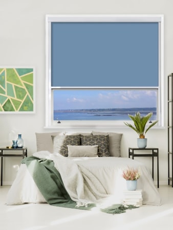 Coastal Shores Chain Operated Total Blackout Roller Blind | For Extra Large Windows Coastal Shores Chain Operated Total Blackout Roller Blind | For Extra Large Windows