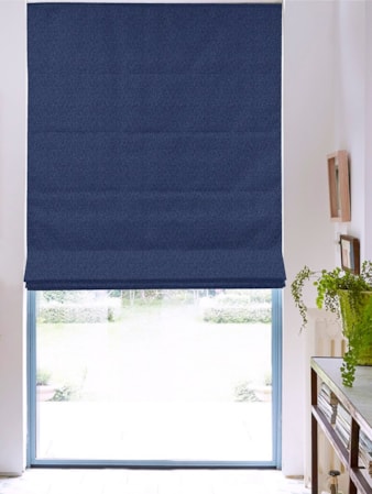 Tribeca Midnight Blackout Electric Roman Blind Tribeca Midnight Blackout Electric Roman Blind