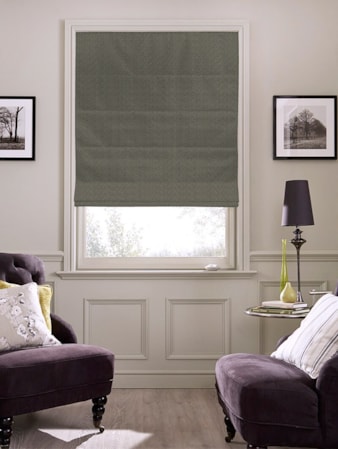 Tribeca Thunder Blackout Roman Blind Tribeca Thunder Blackout Roman Blind