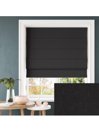 Tribeca Crow Blackout Electric Roman Blinds Tribeca Crow Blackout Electric Roman Blinds