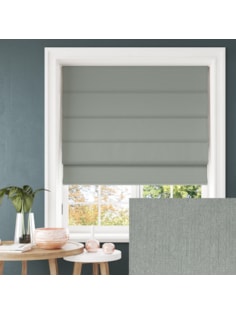 Tribeca Iron Blackout Electric Roman Blind