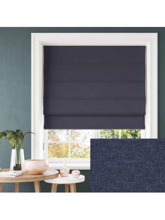 Tribeca Midnight Blackout Electric Roman Blind Tribeca Midnight Blackout Electric Roman Blind