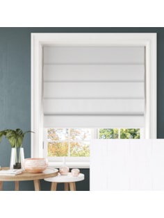 Tribeca Snowstorm Blackout Electric Roman Blind