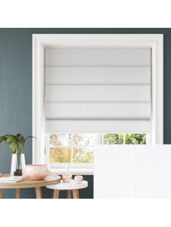 Tribeca Snowstorm Blackout Electric Roman Blind