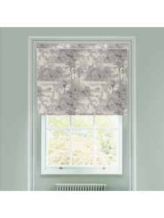 Tropical Toile Natural Electric Roller Blind by Boon & Blake