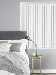 White Blackout 89mm Vertical Blind Replacement Slats White Blackout 89mm Vertical Blind Replacement Slats