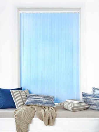 Powder Blue 89mm Blackout Vertical Blind Powder Blue 89mm Blackout Vertical Blind