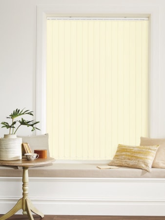 Cream 89mm Blackout Vertical Blind Cream 89mm Blackout Vertical Blind