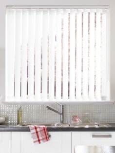 White Daylight 89mm Vertical Blind Replacement Slats White Daylight 89mm Vertical Blind Replacement Slats