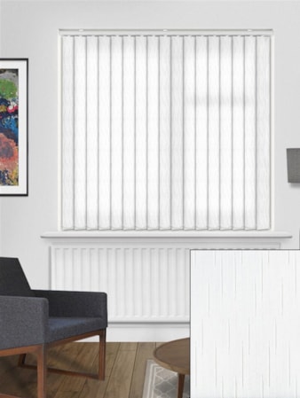 Crystalline White 89mm Daylight Vertical Blind Crystalline White 89mm Daylight Vertical Blind