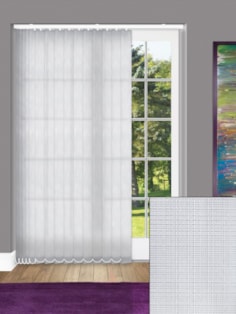 Lunar Grey 89mm Daylight Vertical Blind Lunar Grey 89mm Daylight Vertical Blind