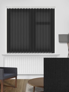 Candy Stripe Onyx 89mm Vertical Blind Replacement Slats Candy Stripe Onyx 89mm Vertical Blind Replacement Slats