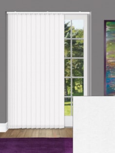 Hopscotch White 89mm Vertical Blind Replacement Slats Hopscotch White 89mm Vertical Blind Replacement Slats