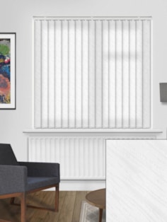 Tidal White 89mm Vertical Blind Replacement Slats Tidal White 89mm Vertical Blind Replacement Slats