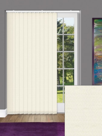 Mirage Cream 89mm Daylight Vertical Blind Mirage Cream 89mm Daylight Vertical Blind