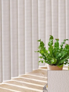 Embossed Dove 89mm Rigid PVC Vertical Blind Replacement Slats Embossed Dove 89mm Rigid PVC Vertical Blind Replacement Slats