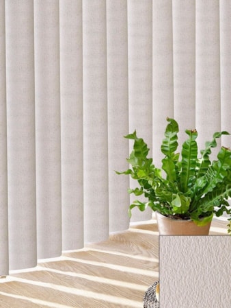 Embossed Dove 89mm Rigid PVC Vertical Blind Replacement Slats Embossed Dove 89mm Rigid PVC Vertical Blind Replacement Slats