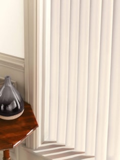 Matte Dove 89mm Rigid PVC Vertical Blind Replacement Slats Matte Dove 89mm Rigid PVC Vertical Blind Replacement Slats