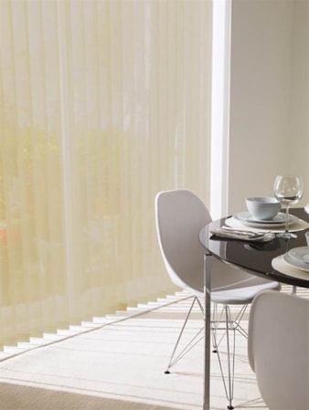 Sand 89mm Sheer Vertical Blind Sand 89mm Sheer Vertical Blind