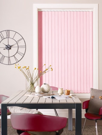 Mochi Pink 89mm Blackout Vertical Blind Mochi Pink 89mm Blackout Vertical Blind