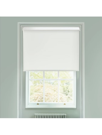 White Extra Large Electric Roller Blind White Extra Large Electric Roller Blind