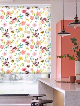 Wildflower Dawn Floral Roller Blind Wildflower Dawn Floral Roller Blind