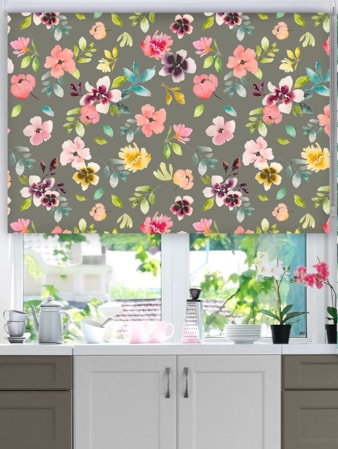 Wildflower Dusk Floral Roller Blind Wildflower Dusk Floral Roller Blind