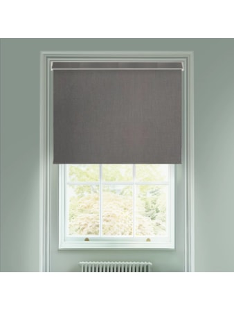 Windsor Dark Grey Blackout Electric Roller Blind