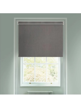 Windsor Dark Grey Blackout Electric Roller Blind