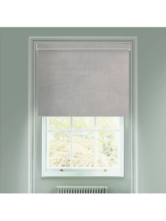 Windsor Light Grey Blackout Electric Roller Blind Windsor Light Grey Blackout Electric Roller Blind