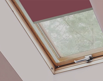 Custom Skylight Blinds for custom made skylight windows and openings.