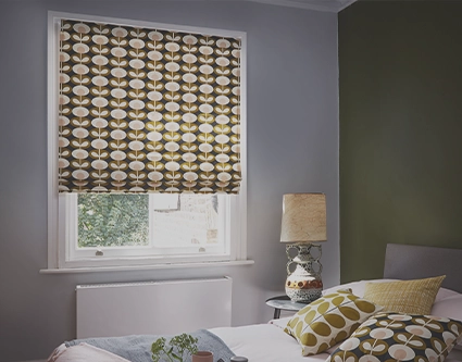 Orla Kiely blinds and Orla Kiely fabric by the metre.