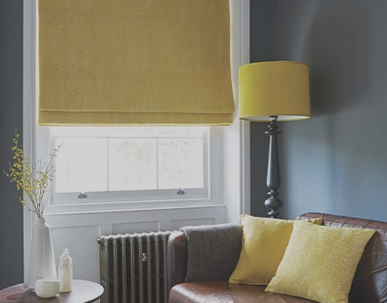 Plain, textured, sheer and striped roman blinds available to order online today at great prices.