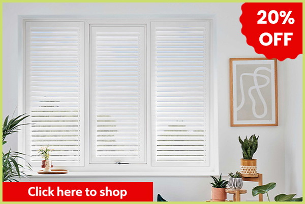 20% Off Arctic White Perfect Fit Shutters