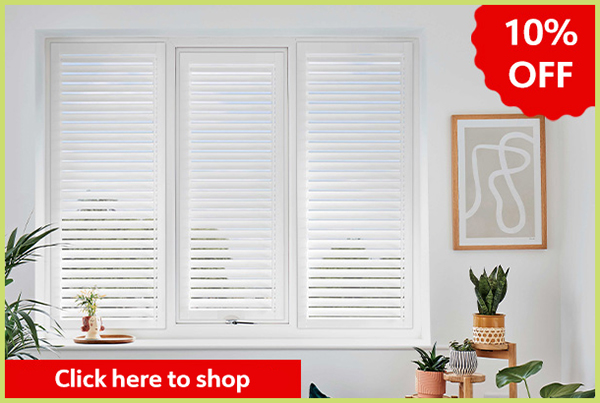 10% Off Arctic White Perfect Fit Shutters