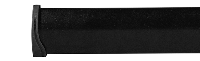 Black Curved Bottom Bar